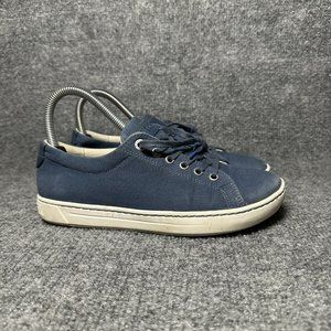 Birkenstock Bend Low Shoes Womens 36 / US 5-5.5 Blue Canvas Sneakers